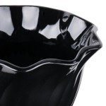Cambro SRB5CW110 Camwear® 5 oz. Black Polycarbonate Swirl Bowl - 24/Case