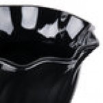 Cambro SRB5CW110 Camwear® 5 oz. Black Polycarbonate Swirl Bowl - 24/Case