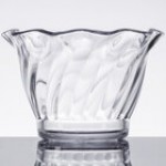 Cambro SRB5CW110 Camwear® 5 oz. Black Polycarbonate Swirl Bowl - 24/Case