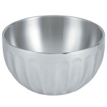 Vollrath 47687 Fluted Double Wall Round 3.4 Qt. Serving Bowl Vollrath 47687 Fluted Double Wall Round 3.4 Qt. Serving Bowl