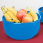 TableCraft CW3180SBL 6.75 Qt. Sky Blue Cast Aluminum Fruit Bowl TableCraft CW3180SBL 6.75 Qt. Sky Blue Cast Aluminum Fruit Bowl