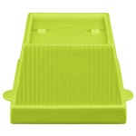 TableCraft CW1490LG 6.5 Qt. Lime Green Cast Aluminum Square Condiment Bowl