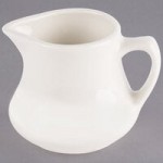 Homer Laughlin from Steelite International HL18500 Unique 2.1 Qt. Ivory (American White) China Bistro Bowl - 6/Case