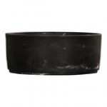 Cal-Mil 64 oz. Black Swirl Round Resin Bowl Cal-Mil 64 oz. Black Swirl Round Resin Bowl