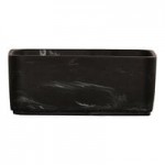 Cal-Mil 64 oz. Black Swirl Round Resin Bowl Cal-Mil 64 oz. Black Swirl Round Resin Bowl