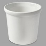 Bon Chef 9203 2.5 Qt. Pewter-Glo Cast Aluminum Salad Dressing Bowl / Condiment Pot