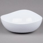 GET CS-1198-CN-W Coralline 4 Qt. White Freestyle Triangle Melamine Bowl - 3/Case GET CS-1198-CN-W Coralline 4 Qt. White Freestyle Triangle Melamine Bowl - 3/Case