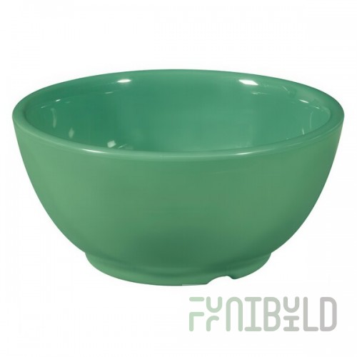 GET B-45-FG Diamond Mardi Gras 10 oz. Rainforest Green Melamine Bowl - 24/Case