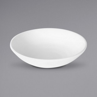 Elite Global Solutions Monet 16 oz. White Melamine Bowl B427067-W - 6/Case Elite Global Solutions Monet 16 oz. White Melamine Bowl B427067-W - 6/Case