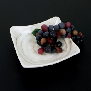 Elite Global Solutions D712SQ Van Gogh Taupe 22 oz. Square Melamine Bowl - 6/Case Elite Global Solutions D712SQ Van Gogh Taupe 22 oz. Square Melamine Bowl - 6/Case