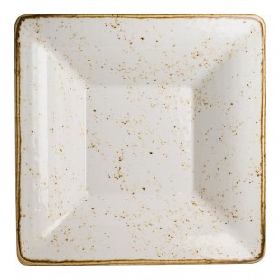 Creations Craft from Steelite International 3.5 Qt. White Square Pebbled Bowl - 3/Case Creations Craft from Steelite International 3.5 Qt. White Square Pebbled Bowl - 3/Case