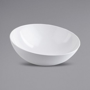 TableCraft 10184W Sierra Grande 11 Qt. White Round Melamine Serving Bowl TableCraft 10184W Sierra Grande 11 Qt. White Round Melamine Serving Bowl