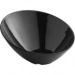 Acopa 43 oz. White Slanted Melamine Bowl Acopa 43 oz. White Slanted Melamine Bowl