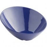 Acopa 43 oz. White Slanted Melamine Bowl Acopa 43 oz. White Slanted Melamine Bowl