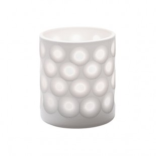 Hollowick 6207D Boutique White Dots Porcelain Votive Hollowick 6207D Boutique White Dots Porcelain Votive