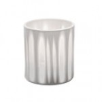 Hollowick 6207D Boutique White Dots Porcelain Votive