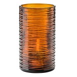 Hollowick 42517DA Typhoon Dark Amber Glass Mid-Size Clear Cylinder Lamp Hollowick 42517DA Typhoon Dark Amber Glass Mid-Size Clear Cylinder Lamp