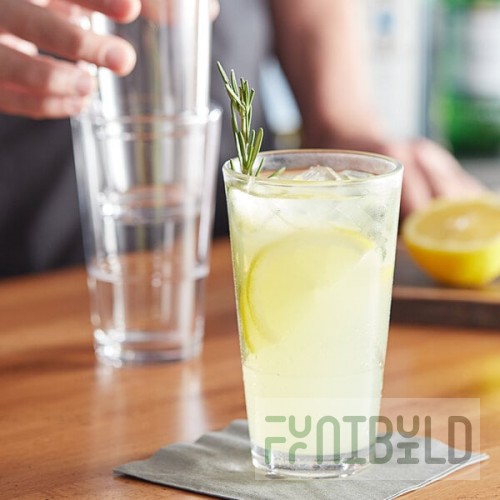 Acopa Select 14 oz. Stackable Beverage / Mixing Glass - 12/Case