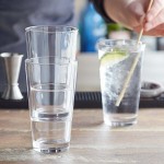 Acopa Select 14 oz. Stackable Beverage / Mixing Glass - 12/Case