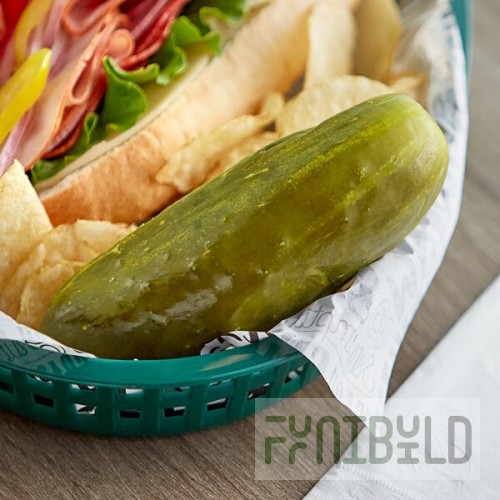 B&G San-Del 1 Gallon Whole Kosher Dill Pickles - 4/Case