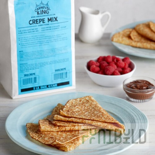 Carnival King Crepe Mix 5 lb. Bag - 6/Case
