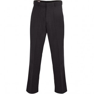 National Patrol by Henry Segal Men's Gray Flat Front Suit Pants - 28