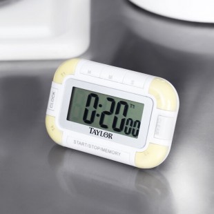 Taylor 5862 Digital 4 Channel 100 Hour Kitchen Timer with Clock Taylor 5862 Digital 4 Channel 100 Hour Kitchen Timer with Clock