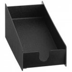 ServSense Black 6-Section Lazy Susan Countertop Condiment Organizer - 14