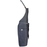 Mercer Culinary M63200DEN Metro Edge Flannery Indigo Dobby Denim Bib Apron with Adjustable Neck, Leather Towel Holder, and 3 Pockets - 34 1/4 Mercer Culinary M63200DEN Metro Edge Flannery Indigo Dobby Denim Bib Apron with Adjustable Neck, Leather Towel Holder, and 3 Pockets - 34 1/4