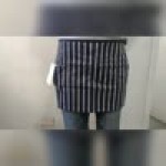 Choice Navy Blue Poly-Cotton Standard Waist Apron with 3 Pockets - 12 Choice Navy Blue Poly-Cotton Standard Waist Apron with 3 Pockets - 12