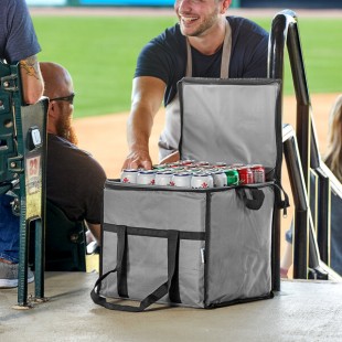 Choice Gray Medium Insulated Nylon Cooler Bag (Holds 40 Cans) Choice Gray Medium Insulated Nylon Cooler Bag (Holds 40 Cans)