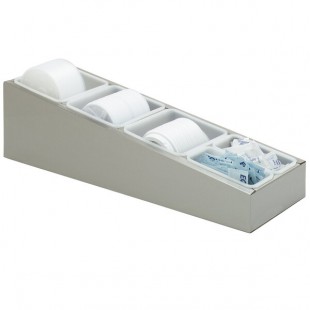 Carlisle 38800GLC 5 Compartment Lid and Condiment Organizer