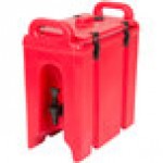 Cambro 250LCD158 Camtainer® 2.5 Gallon Hot Red Insulated Beverage Dispenser