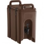 Cambro 250LCD158 Camtainer® 2.5 Gallon Hot Red Insulated Beverage Dispenser