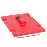 Cambro 250LCD158 Camtainer® 2.5 Gallon Hot Red Insulated Beverage Dispenser