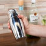 Vollrath 47622 22 oz. Stainless Steel 3-Piece Cobbler Cocktail Shaker