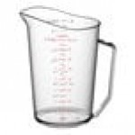 WebstaurantStore 2 Qt. (8 Cups) Clear Plastic Measuring Cup