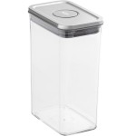 OXO 2.7 Qt. / 2.6 Liter Clear Rectangular SAN Plastic Food Storage Container with Stainless Steel POP Lid OXO 2.7 Qt. / 2.6 Liter Clear Rectangular SAN Plastic Food Storage Container with Stainless Steel POP Lid