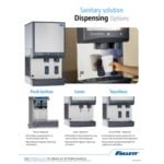 Scratch and Dent Follett 12CI414A-S Symphony Plus 12 Series Air Cooled Chewblet Countertop Ice Maker and Water Dispenser with 12 lb. Storage and SensorSAFE - 115V, 425 lb.