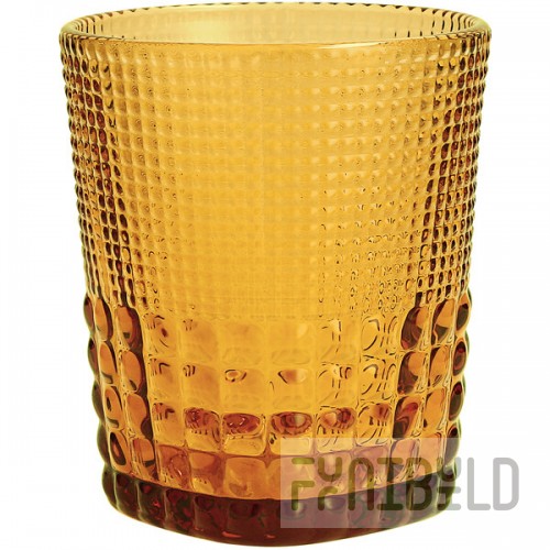 Zwiesel Fortessa Malcolm 11.5 oz. Amber Rocks / Double Old Fashioned Glass - 24/Case