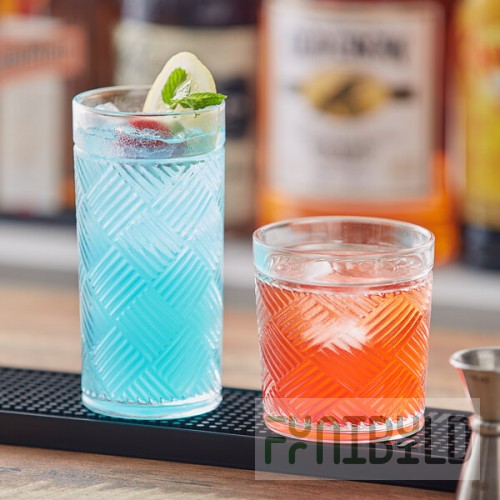 Acopa Zion Rocks / Old Fashioned and Highball Glass Set - 24/Case
