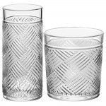 Acopa Zion Rocks / Old Fashioned and Highball Glass Set - 24/Case Acopa Zion Rocks / Old Fashioned and Highball Glass Set - 24/Case