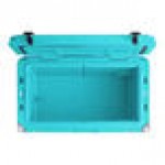CaterGator CG65BLW Sky Blue 65 Qt. Mobile Rotomolded Outdoor Cooler / Ice Chest