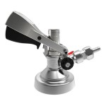 Micro Matic KK-713-058 KeyKeg 304 Stainless Steel 1-Way Keg Coupler with Ergonomic Lever Handle Micro Matic KK-713-058 KeyKeg 304 Stainless Steel 1-Way Keg Coupler with Ergonomic Lever Handle