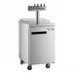 Avantco UDD-1-HC-S Four Tap Kegerator Beer Dispenser - Stainless Steel, (1) 1/2 Keg Capacity