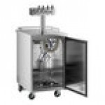 Avantco UDD-1-HC-S Four Tap Kegerator Beer Dispenser - Stainless Steel, (1) 1/2 Keg Capacity