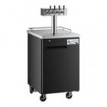 Avantco UDD-1-HC-S Four Tap Kegerator Beer Dispenser - Stainless Steel, (1) 1/2 Keg Capacity