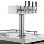 Avantco UDD-1-HC-S Four Tap Kegerator Beer Dispenser - Stainless Steel, (1) 1/2 Keg Capacity