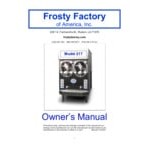 Frosty Factory 217W 16 Qt. Double Cylinder Water-Cooled Frozen Cocktail Machine - 115V Frosty Factory 217W 16 Qt. Double Cylinder Water-Cooled Frozen Cocktail Machine - 115V