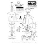Waring BB320S Blade 48 oz. Bar Blender with Stainless Steel Container and Electronic Keypad Controls - 120V Waring BB320S Blade 48 oz. Bar Blender with Stainless Steel Container and Electronic Keypad Controls - 120V